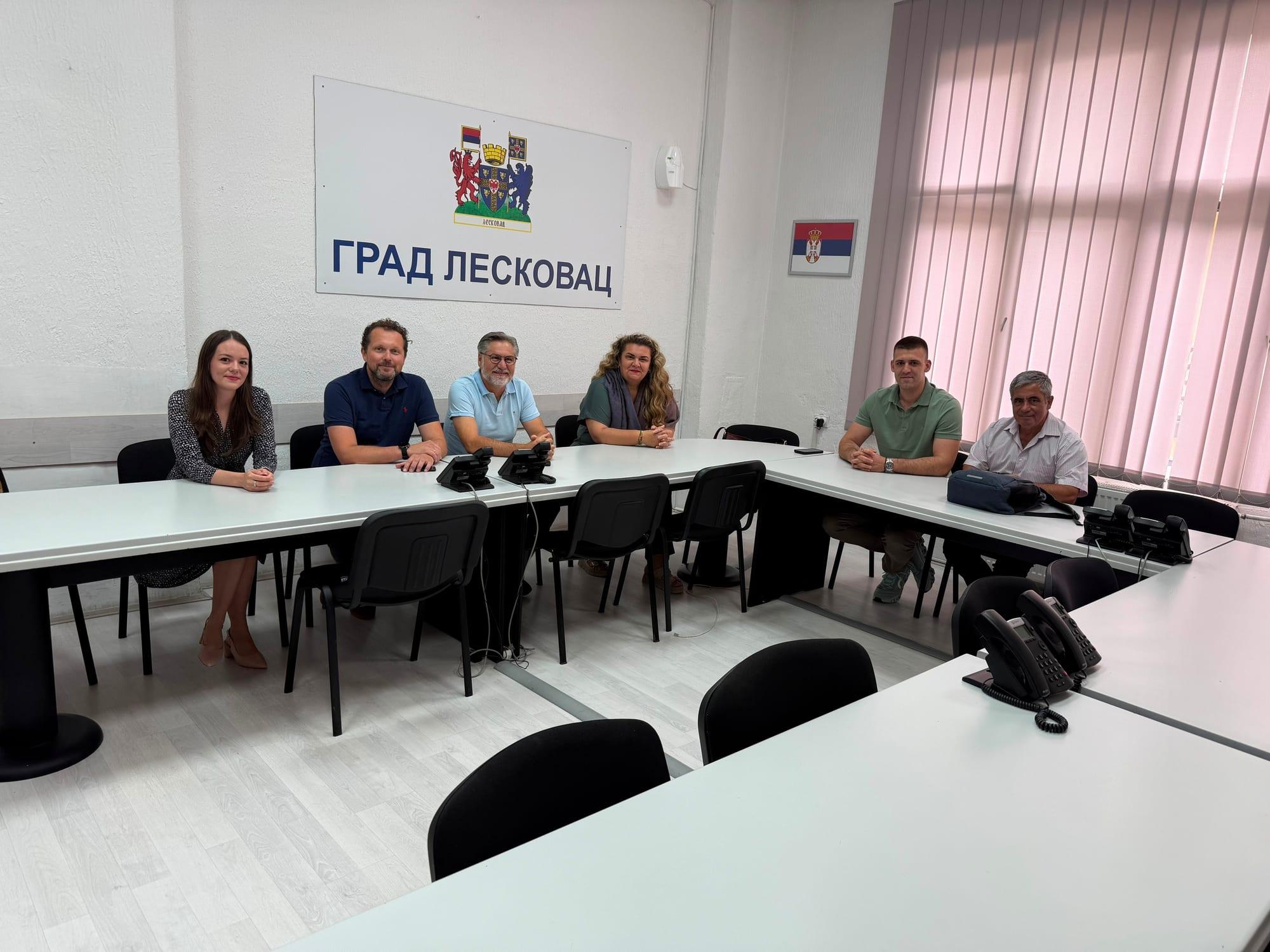 Meeting with representatives of the City of Leskovac