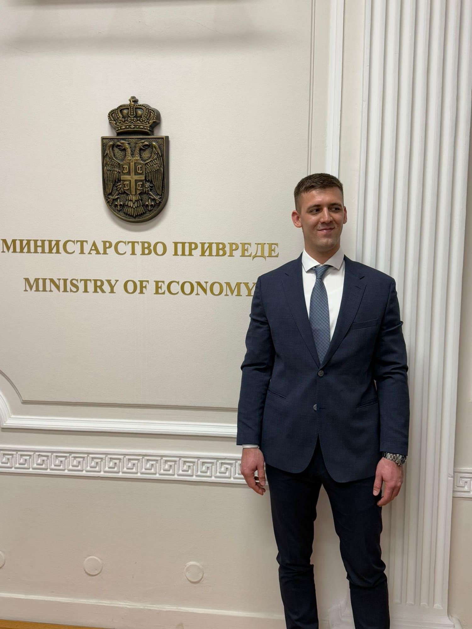 Visit to the Ministry of Economy in Serbia